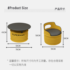 โมเดิร์นอุตสาหกรรมเชิงพาณิชย์เฟอร์นิเจอร์ชุดสร้างสรรค์กลองน้ํามันเหล็ก<span class=keywords><strong>โต๊ะ</strong></span><span class=keywords><strong>เก้าอี้</strong></span>บาร์<span class=keywords><strong>กาแฟ</strong></span>/ร้านหนังสือกลางแจ้งบูธที่นั่ง - Product Image 6