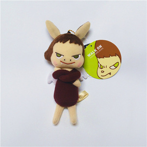 Vente en gros de pendentifs porte-clés en peluche Yoshimoto Nara Yayoi Kusama 11-15CM, jouet en peluche - Product Image 5
