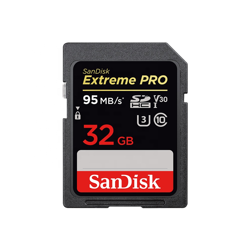Горячая Распродажа оригинальный двойной флеш-накопитель SanDisk Extreme PRO SDHC карты UHS-I V30 U3 C10 памяти sd карты памяти на 32 ГБ