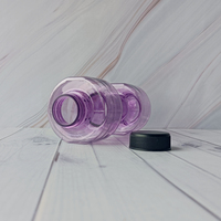 Bouteille d'eau en plastique transparent avec Logo, à large bouche, sans Bpa, de thermos, pour le Fitness, ml