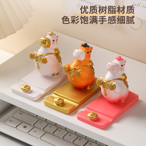 Figura de caballo del zodíaco, soporte para teléfono, escultura artística de animales para decoración del Año Nuevo Chino, regalo para sala de estar - Product Image 2