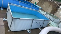 Piscine gonflable pour adultes et enfants, structure en PVC de 5 mm d'épaisseur, design portable et installation facile pour un usage domestique