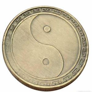 Drago e Fenice ti portano fortuna, regalo tradizionale da collezione, moneta commemorativa d'arte placcata in argento - Product Image 1