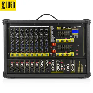 tragbare mikrofon mixer verstärker Suppliers-Xtuga Low Moq Power Audio verstärker Mixer Powered Display Console für die Bühne
