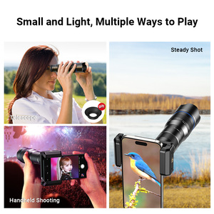 Téléobjectif monoculaire 50 mm avec zoom 20X à <span class=keywords><strong>40X</strong></span> pour la photographie sur téléphone et l'observation en extérieur - Product Image 5