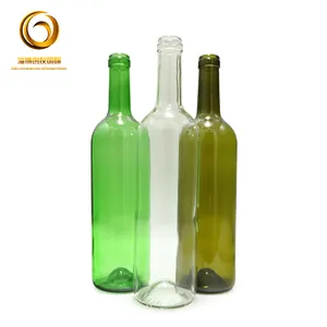 OEM-Marke antike Aufkleber Kork Top Rotwein Großhandel Glasflaschen