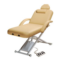 Mt Starlet-Lit de spa électrique de luxe à 3 moteurs, personnalisé d'usine, noir, 76cm, 81cm, table de massage avec dossier