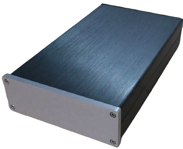 DIY Audio Aluminum Alloy Amplifier Enclosure Customizable Home Hi-Fi Chassis Silver 172x291x60mm ODM