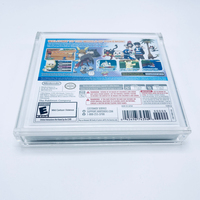Vitrine acrylique de qualité supérieure Nintendo DS 3DS avec protecteurs anti-poussière en acrylique protégés contre les UV compatibles pour Nintendo DS 3DS