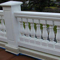 Balustres Décoratifs en Polyuréthane Everwall PU avec Main Courante, Direct Usine Chine