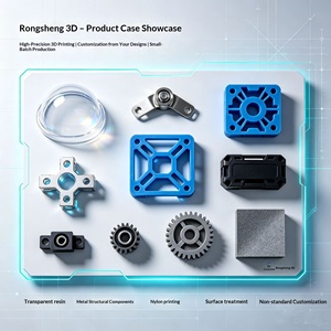 Composants structurels industriels complexes imprimés en 3D, boîtiers en résine blanche, nylon, ABS, plastique technique, fabrication sur mesure de précision - Product Image 6