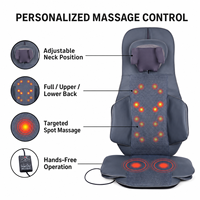 Nouvel Arrivage 2026 – Coussin de Siège Chauffant Portable et Pliable avec Massage Vibrant du Dos Réglable