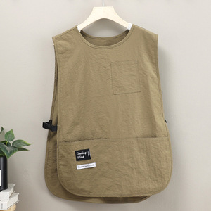 Không thấm nước unisex BIB vest Tạp dề tái sử dụng không tay làm việc đồng phục với chiều dài mở rộng cho nhà bếp cà phê cửa hàng vv. - Product Image 2