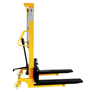 Industrial Warehouse Hand Pallet Lifts Forklift <strong>Manual</strong> Hydraulic <strong>Stacker</strong> With Adjustable Forks - Product Image 3
