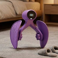 Entraîneur du plancher pelvien et des cuisses avec compteur LCD - Exerciceur de hanche réglable pour le yoga, le Pilates et la récupération
