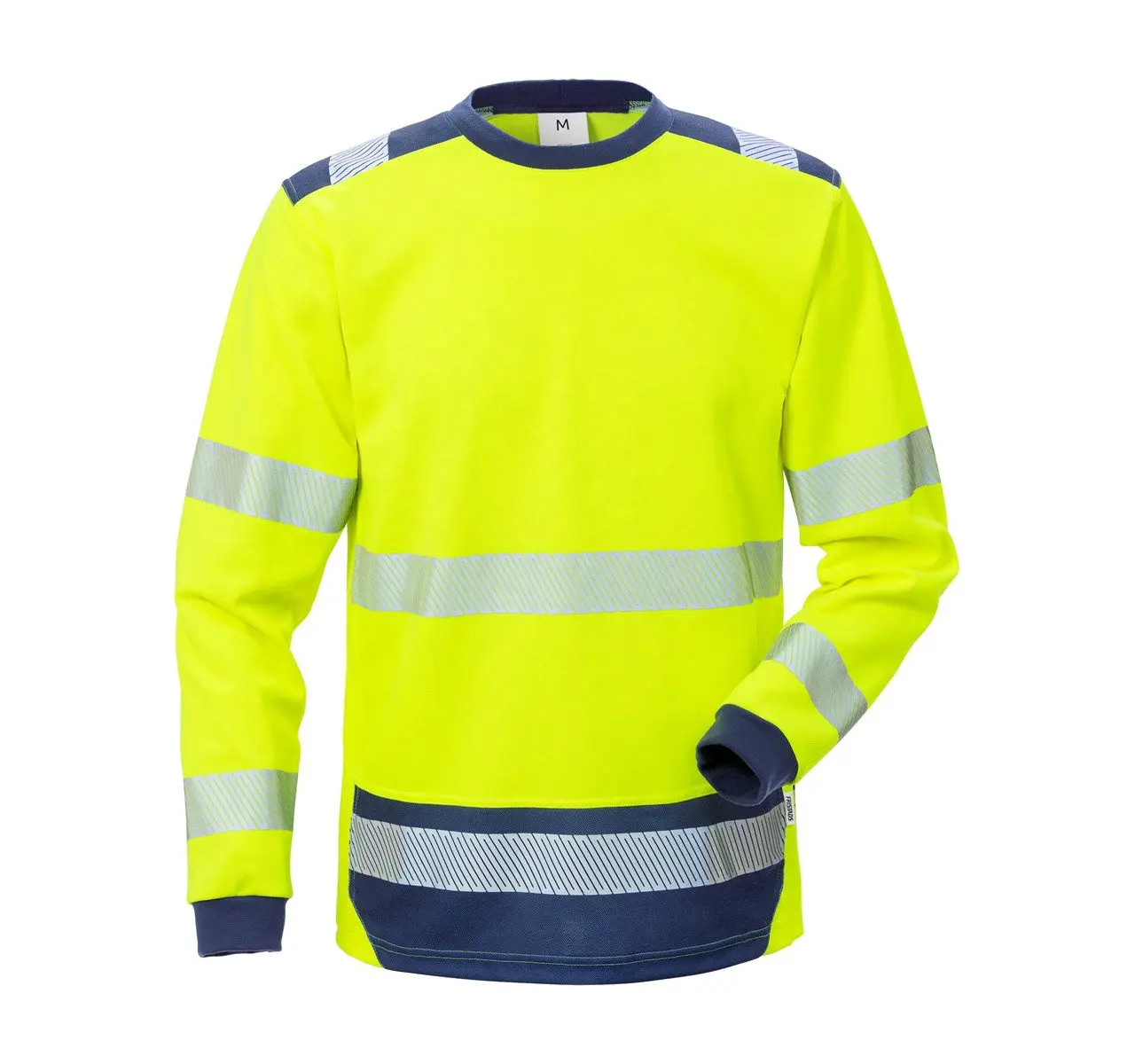 Yellow Construction Hi Vis Long Sleeve Safety Orange T Shirt Reflective