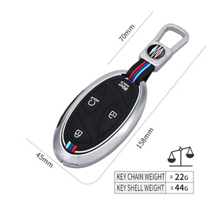 Funda Protectora para Llaves de Coche de Aleación de Zinc y Gel de Sílice para Hyundai IONIQ 6 Grandeur GN7 Sonata Elantra, Llavero, Bolsa para Llaves - Product Image 5