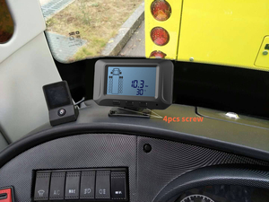 4 gam <span class=keywords><strong>GPS</strong></span> GSM GPRS giám sát áp suất lốp hệ thống không dây <span class=keywords><strong>TPMS</strong></span> cho xe buýt và xe tải với nội Bộ 6 lốp xe cho xe lốp Đồng hồ đo - Product Image 3