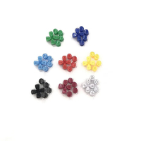 Boutons de remplacement Crystal ABXY pour manette PS5, kit de boutons D-pad pour poignée PS5, bouton croix en gelée