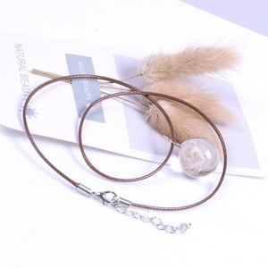 Thời Trang Hàn Quốc Phiên Bản Mới Bồ Công Anh Pha Lê Bóng Mặt Dây Chuyền Dây Da Vòng Cổ Pha Lê Bóng Nhà Máy Treo Vòng Cổ - Product Image 2