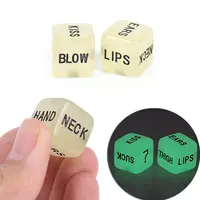 Glow in the Dark Love Dice Toys for Adult Couple