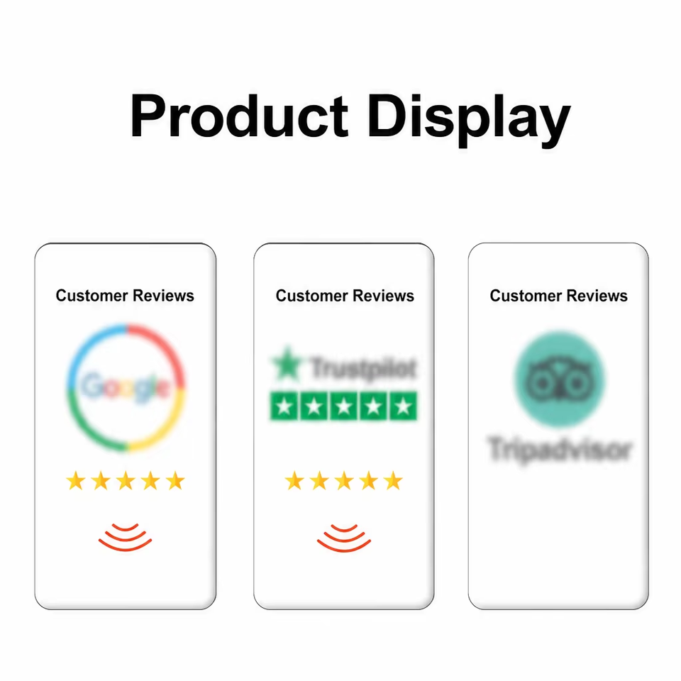 Review & Rating RFID NFC Card with Acrylic Stand Smart Sensor ...