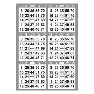 Jeux de Bingo à Gratter Personnalisés Écologiques avec Conception Gratuite pour Clubs de Loisirs - Product Image 2