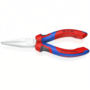 Alicates de punta larga KNIPEX 30 15 160 Cromo Vanadio Hechos en Alemania - Product Image 1