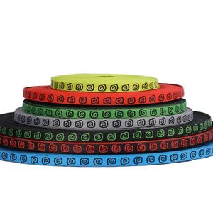 Custom Size Nylon Spandex Polyester Jacquard Thick Elastic Band Custom Color Stripe Webbing - Product Image 4