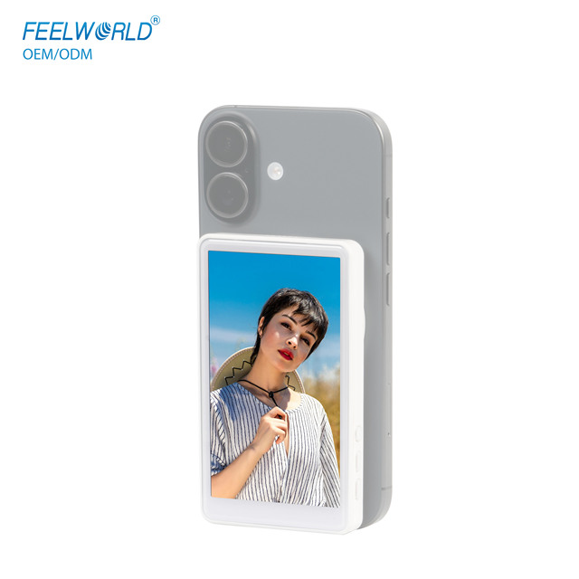FEELWORLD MC4 Premium Magnetic Back Selfie Monitor OEM Support Wireless Connection Magnetic Back Wireless Connection Monitor