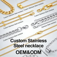 Collier personnalisé en acier inoxydable 316L plaqué or 18K avec pendentif lettre, OEM ODM, étanche, chaîne de clavicule, pierre de naissance pour femme