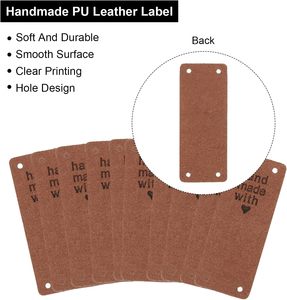 Nouveau design de badges brodés en cuir PU personnalisables (couleurs et tailles) pour écussons thermocollants - Product Image 3