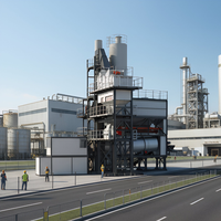Planta de Producción de Asfalto Bituminoso Modificado con Caucho en Polvo SBS LBK2000 de NFLG, Capacidad de 160T/H