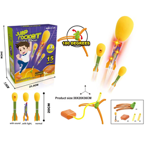 Sıcak satış açık hava basıncı pedalı roket oyunu köpük roket başlatıcısı oyuncak - Product Image 3