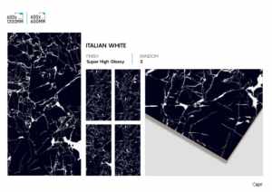 Carreaux de sol et de mur en porcelaine super noir brillant de qualité supérieure, 24x48 pouces, finition intérieure de luxe à haute brillance - Product Image 3