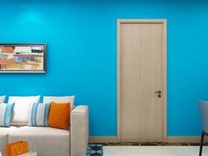 עץ אלון מודרני גבוה מלא עמיד למים דלתות כניסה ראשית - Product Image 4