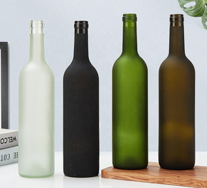 Antique Vert Foncé 750ml 500ml 375ml Bouteilles En Verre De <span class=keywords><strong>Bordeaux</strong></span> Lourdes De Haute Qualité pour Vin Rouge Qualité Drinkware - Product Image 2