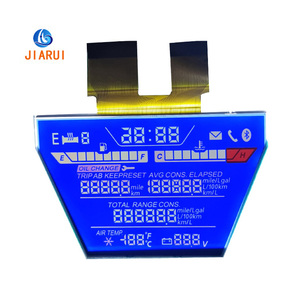 Tùy chỉnh đơn sắc trắng chữ số <span class=keywords><strong>7</strong></span> đoạn phim màu xanh <span class=keywords><strong>LCD</strong></span> hiển thị cho xe điện xe gắn máy tốc độ Meter TN HTN mô-đun - Product Image 6