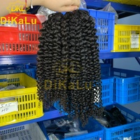 Extensions de cheveux humains brésiliens vierges de qualité supérieure, tressées au crochet, fines et invisibles, 100 % cheveux humains, double trame à la machine, 100 g, permanent