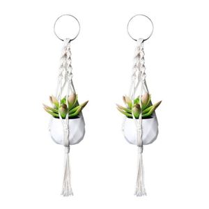 Porta anteriore appeso cesto <span class=keywords><strong>in</strong></span> <span class=keywords><strong>ferro</strong></span> <span class=keywords><strong>battuto</strong></span> pianta appendiabiti con <span class=keywords><strong>vasi</strong></span> balcone grande fioriera a parete borse per fiori uncinetto <span class=keywords><strong>in</strong></span> vaso - Product Image 1