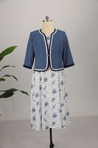 Vêtements de qualité turque pour mères, dernières créations de mode africaine pour femmes, ensemble deux pièces jupe et haut, robes imprimées grande taille - Product Image 5