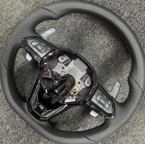Factony Ventas Directas Costura Negra de Cuero Perforado para Volkswagen Golf MK7 8 Jetta Passat B8 <span class=keywords><strong>Polo</strong></span> Tiguan <span class=keywords><strong>GTI</strong></span> - Product Image 6