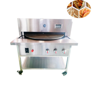 Thép Không Gỉ Khí Đốt Tự Nhiên Quay Lò Pita Tortilla Naan Bánh Mì Lò Tự Động Xoay Lò Hồng Ngoại Với 90Cm Tấm - Product Image 1