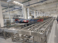 Chaîne de production de gâteaux entièrement automatique TG Machine, en acier inoxydable 304, capacité 100 kg/h, 380V