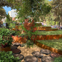 Bordure de jardin corten bordure de paysage en acier pour Articles de jardinage