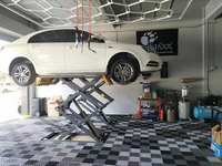Ciseaux ascenseur de voiture de garage hydraulique LS-3000B ciseaux pleine hauteur 3500 kg