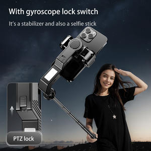 Q31 handheld Gimbal Stabilizar With Gyroscope Lock Switch Wireless Remote Selfie Stick for Smartphone <b>Video</b> <b>Record</b> - Product Image 5