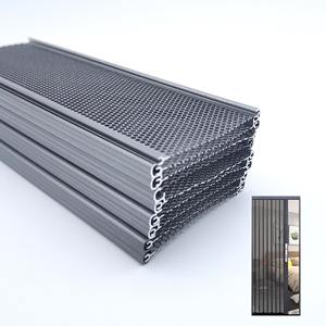 Cửa & cửa sổ nhôm plisse côn trùng màn hình có thể thu vào gấp PES lưới PP phụ kiện bán buôn 4 năm bảo hành - Product Image 2