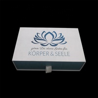 Coffret cadeau rigide et coulissant en soie à tiroirs, 10 pièces, pour cosmétiques et soins de peau, emballage de luxe, ensemble de bougies pour T-shirt, chaussures