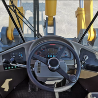 Kombinasi Wheel Loader dan Backhoe Listrik 2-in-1, Skid Steer Front Loader, Kapasitas Angkat 1 Ton, Penggerak 4 Roda, Hemat Energi